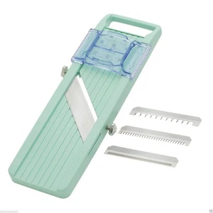 New Mandoline Slicer New Benriner Japanese Mandoline Slicer Green made in Jap... - Picture 1 of 3