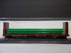 Pipe Load for HO Scale Bulkhead Flat Car - Picture 1 of 6