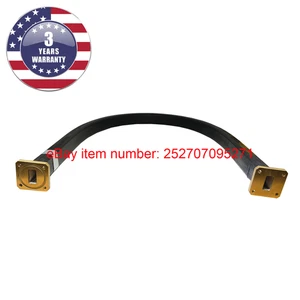 Nueva guía de ondas flexible WR75 36 pulgadas de largo cubierta giratoria/ranura de cubierta - Imagen 1 de 1