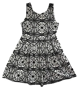 CAROLINE MORGAN Dress Fit & Flare A-Line Sleeveless Geometric Print Size 16 - Picture 1 of 14
