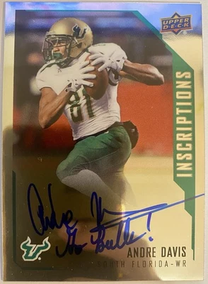 2015 Upper Deck Inscriptions - Andra Davis #AN (AU) - Image 1 of 2