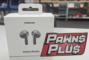 SAMSUNG Galaxy Buds3 Bluetooth Earbuds - Silver Grey - SM-R530 - NEW SEALED! - Picture 1 of 9