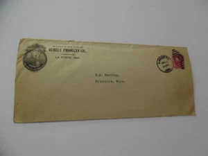 Rumely Products Co. 1913 Sobre Ilustrado Publicidad Cubierta Antigua La Porte - Imagen 1 de 4