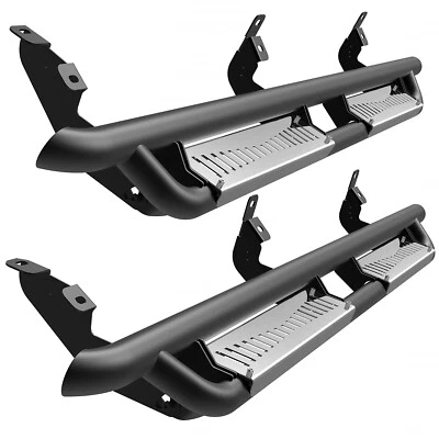 Running Boards Fits 2019-2025 Ford Ranger Supercrew Cab Side Rails Step Nerf Bar Foto 1 de 4
