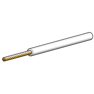 Narva 5812-30WE Single Core Cable WHITE 2.5mm 5 Amp - 1 Meter Length - Imagen 1 de 1