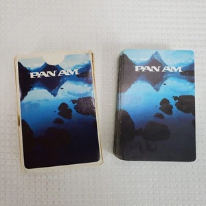 Vintage Souvenir Pan Am Airlines Playing Cards New Zealand Complete  - Picture 1 of 12