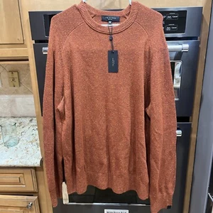 Rag & Bone Donegal Silk Blend Harlow Crew Neck Men's Pullover Sweater XXL NWT - Picture 1 of 5