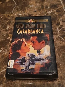 Casablanca VHS Movie with Case MGM Special Edition Humphrey Bogart Classic - Picture 1 of 3