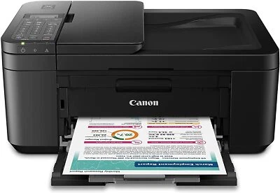 Canon PIXMA TR4720 Wireless All-in-One Printer  Print Scan Copy Fax Black NEW - Image 1 of 4