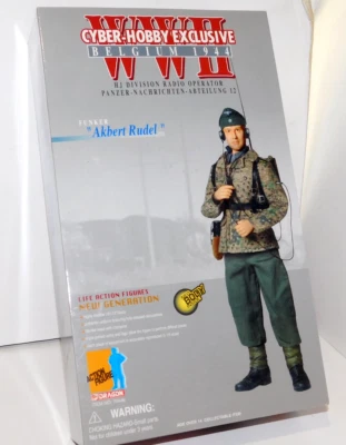 Akbert Rudel Operatore Radio Belgio 1944 Dragon Cyber Hoby Figura 70446 1:6 - Immagine 1 di 4