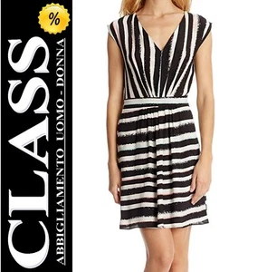 vestito donna Naf Naf corto Mod Lembassy WENR118D vicosa bianco/nero (-50%) - Picture 1 of 6