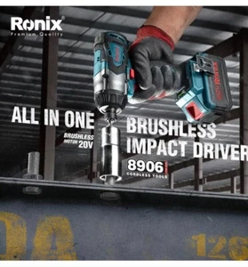 Ronix Impact  driver Drill 2 Battery 20 volt each - Picture 1 of 11