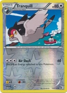 Pokemon - Tranquill - 124/149 - Uncommon - Reverse Holo - BW - Boundaries Crosse - Picture 1 of 1