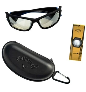 Callaway, occhiali da sole neri con custodia + set di palline da golf - Foto 1 di 6