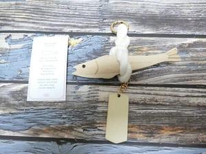 Good luck codfish, good luck codfish Wood Cotton and Mini Card - Picture 1 of 16