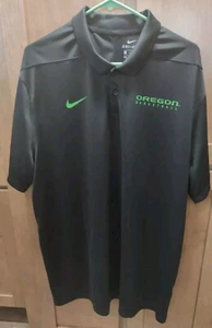 Oregon Ducks Basketball Nike Dri-fit Polo Size 2xl Used M - Picture 1 of 5