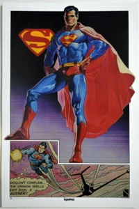 SUPERMAN POSTER Thought Factory 1977 DC - Picture 1 of 1