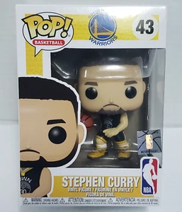 STEPHEN CURRY Golden State Warriors Funko POP! #43 Collectible Vinyl Figure NEW - Picture 1 of 15