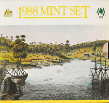 Royal Australian Mint Coin Set - Bicentenary of Australia 1788 1988- 8 coins set