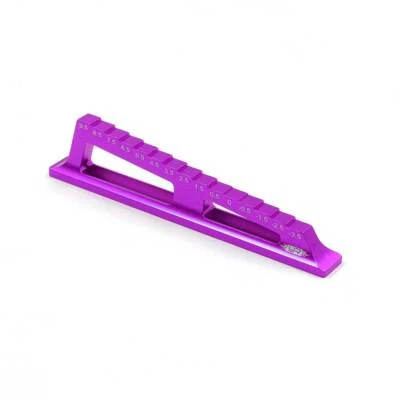Yeah Racing YT-0071HPK Chassis Droop Gauge 1mm increment (-3.5 to 9.5mm) Pink - Image 1 of 4