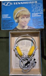 Cuffia SENNHEISER HD 414. 1968-73. - Foto 1 di 7