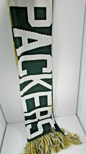 NEW NFL Green Bay Packers Baker Scarf Dark Green & Yellow By NFL Team - Picture 1 of 4
