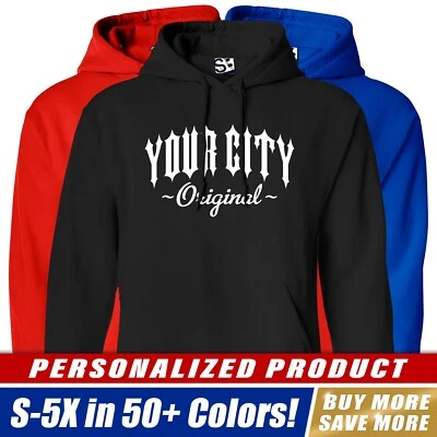 Sudadera con Capucha Outta Recta Personalizada Original Outta Para Hombre Foto 1 de 3