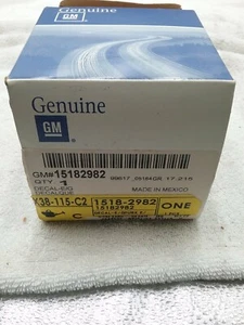 GENUINE GM # 15182982 CHEVROLET OEM DECAL - Bild 1 von 2