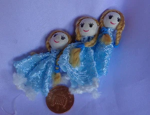 1:12th 3  Rag Dolls - Picture 1 of 1