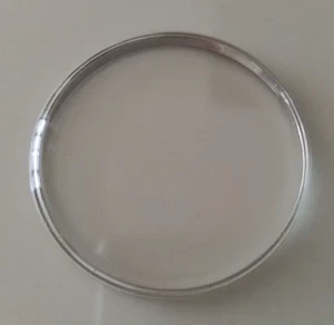 NOS Vintage Omega watch crystal PZ 5114 with ss tension ring Genuine 100% - Picture 1 of 5