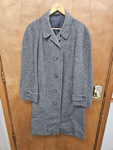 Vintage 1960s/1970s – Harris Tweed Scottish Wool Over Coat Mens