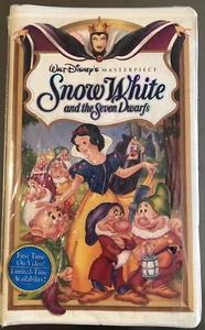 New Sealed Disney's 1994 Snow White Masterpiece Collection VCR Tape - Picture 1 of 11