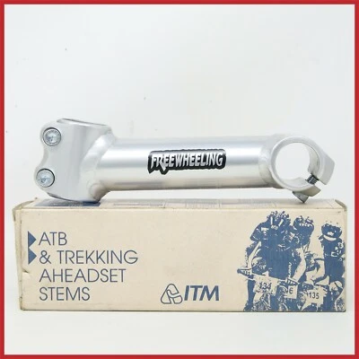NOS ITM FREEWHEELING STEM 25.8mm CLAMP 1"+1/8 INCH THREADLESS 130mm VINTAGE 90s  - Image 1 of 4