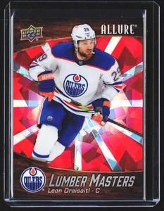 2023-24 Allure - Leon Draisaitl - Red Lumber Masters - 01/99 LM-10 Oilers - Picture 1 of 3