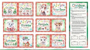 P&B Textiles Little Darlings Weihnachten von Sally Walsh LDCH5355 PA 36" Baumwolle - Bild 1 von 1