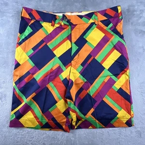 Pantalones Cortos LoudMouth Para Hombres 34 Wreck Enredos Golf Informales Brillantes Geométricos Elastizados - Imagen 1 de 9