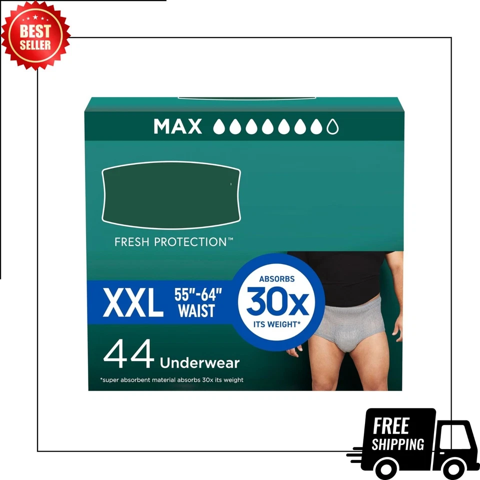 Pañales Fresh Protection para adultos para hombre - Ropa interior desechable para incontinencia Foto 1 de 4
