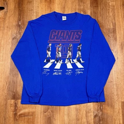 Camisa De Colección New York Giants Para Hombres 2XL Manga Larga NFL Eli Manning Legends Foto 1 de 4