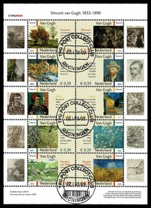 SG77 NETHERLANDS 2003 MS Paintings by Vincent van Gogh CTO no hinge - Picture 1 of 1