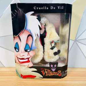 Vintage Rare Disney Villains Doll Cruella De Vil NRFB 1998 Boxed VGC - Picture 1 of 16