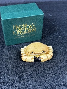 Harmony Kingdom Side Steppin' Crab With Box Figurine EUC 1996 Retired UK Trinket - Picture 1 of 5