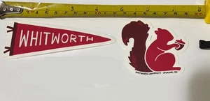 2 pegatinas auténticas de la Universidad de Whitworth - Imagen 1 de 1