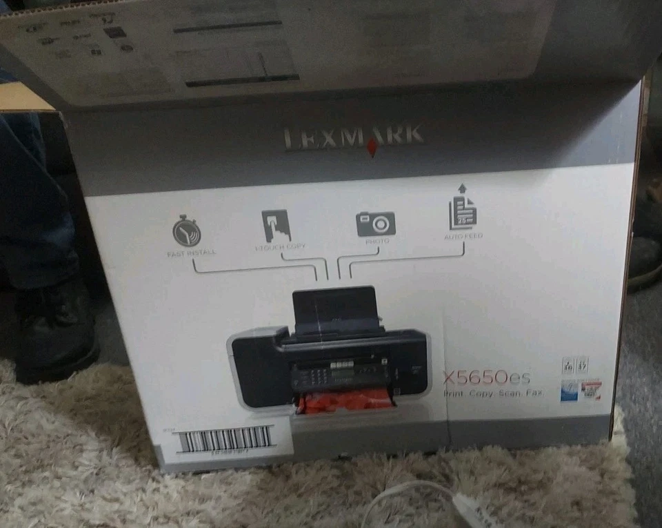 Lexmark Home & Student X5650 4 In 1 Print, Copy, Scan, Fax New Sealed - Image 1 of 1