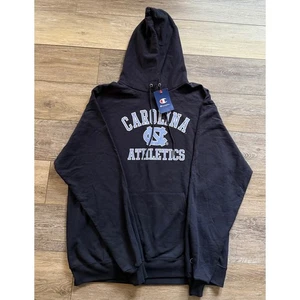 NWT North Carolina Athletics Champion Hoodie - Large - Navy Blue - Picture 1 of 2