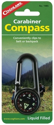 Coghlan's 铝制登山扣液体填充指南针 — 第 1/3 张图片