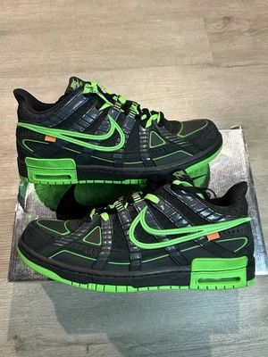 Nike Air Rubber Dunk x Off White ‘Green Strike’ - 11.5 - Image 1 of 4