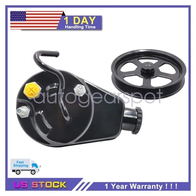 Premium Power Steering Pump FIT Chevrolet GMC C1500 C2500 K1500 K2500 Suburban - Imagem 1 de 4