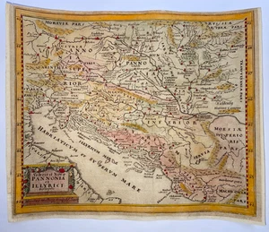 HUNGARY BALKANS 1694 PHILIPP CLUVER ANTIQUE ENGRAVED MAP 17TH CENTURY - Picture 1 of 7