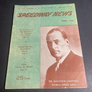 Automotive Racing History: Speedway News Magazine, April 1932 / FKY - Picture 1 of 12