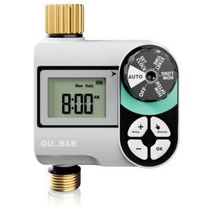 Sprinkler Timer, Programmable Hose Timer with Brass Inlet & Outlet, Water Tim... - Picture 1 of 7